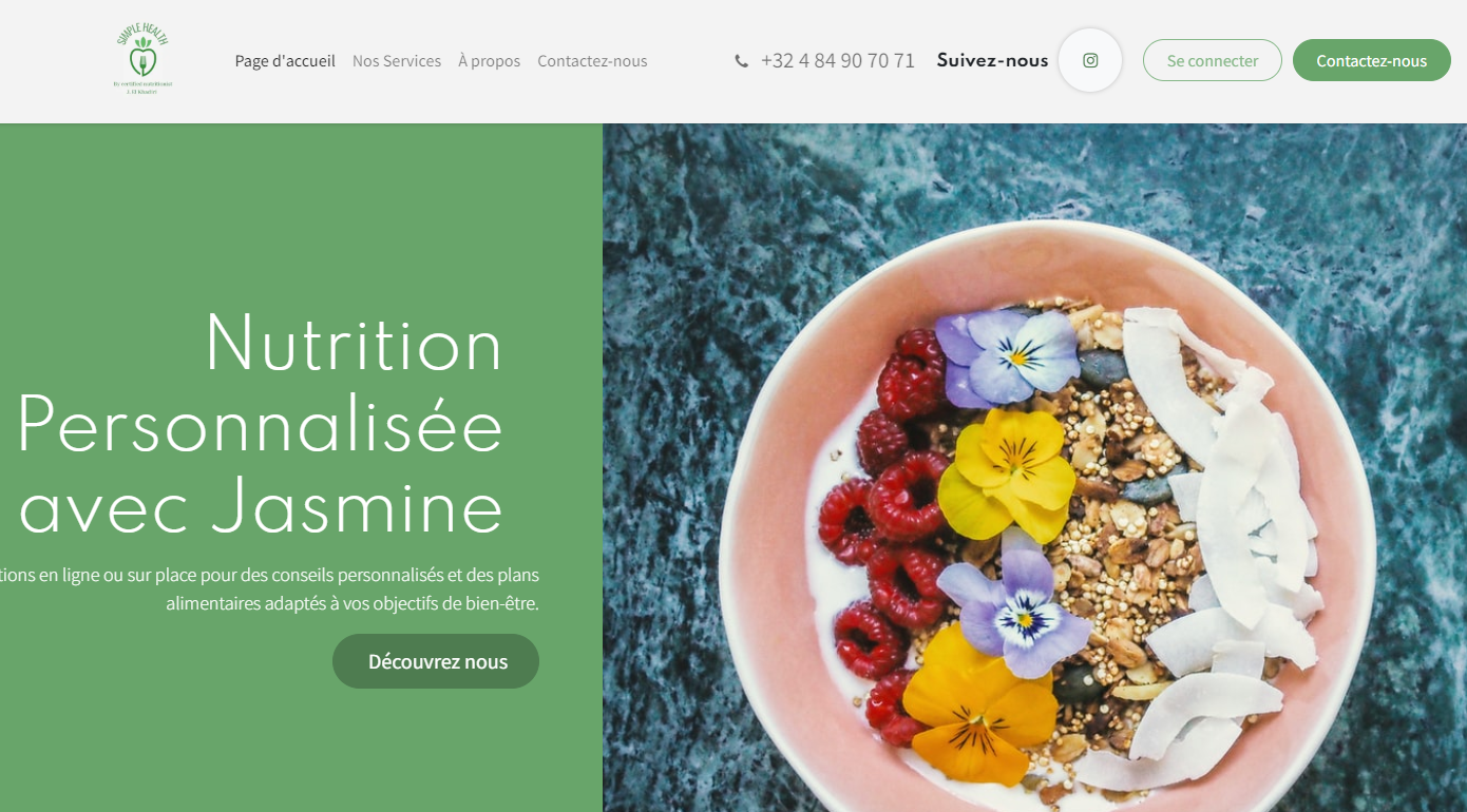 Homepage Simple Health